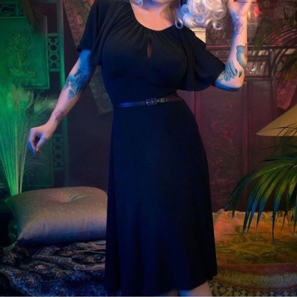 PinUp Girl Clothing Butterfly Dress (Size S - super stretchy!)